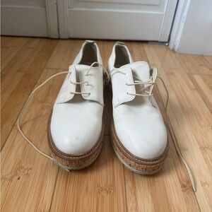 AGL Leather Loafers Cork